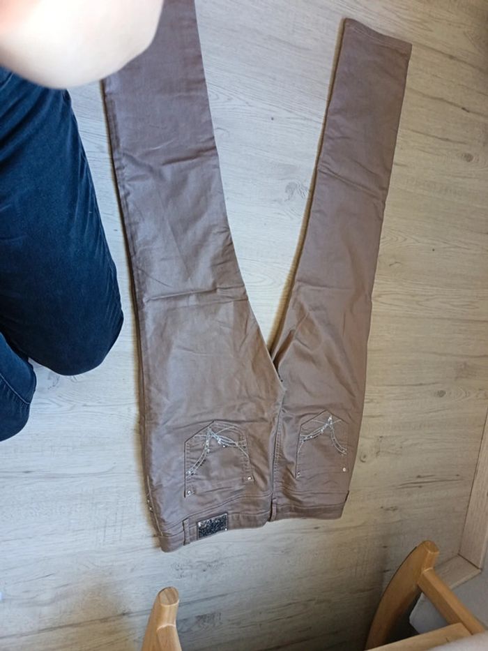 Pantalon taille XXL 44 très bon état sépia collection - photo numéro 6