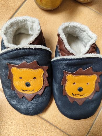 Chausson en cuire bibalou