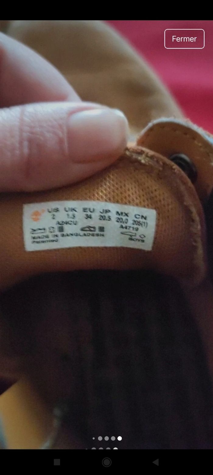 Chaussures Timberland ch5 - photo numéro 4