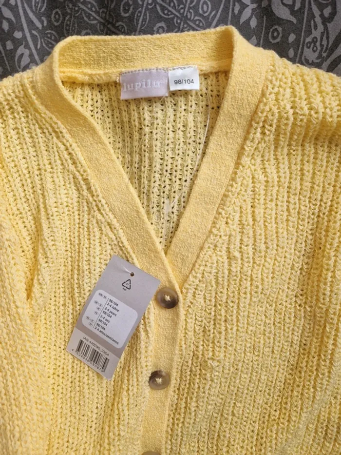 Gilet jaune Lupilu taille 2 a 4 ans neuf - photo numéro 4