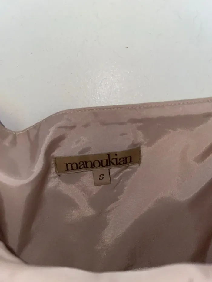 Robe bustier rose/beige Manoukian S - photo numéro 2