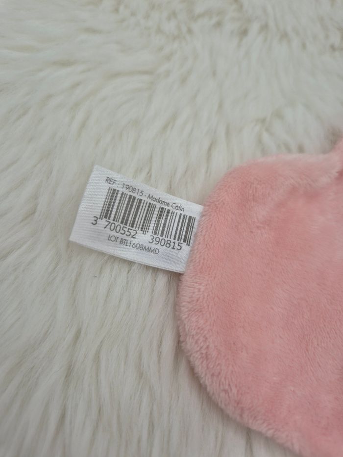 Doudou plat Rose Nuage Madame Câlin - photo numéro 4
