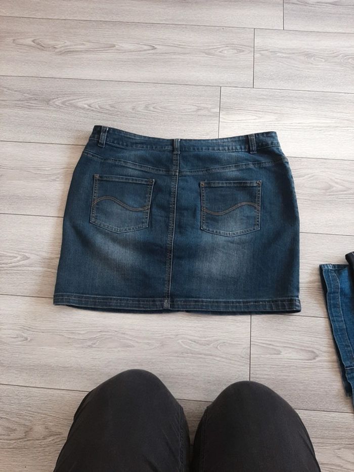 Jupe courte jeans - photo numéro 4