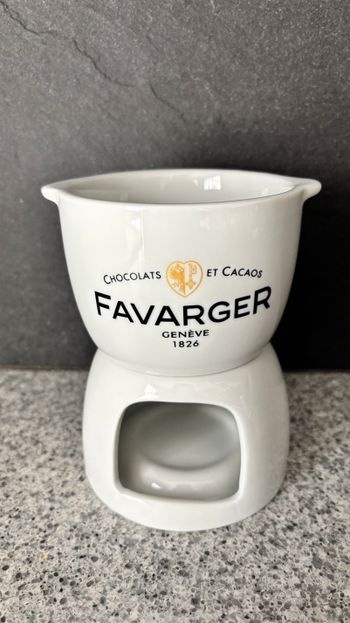 Kit en porcelaine pour fondue au chocolat