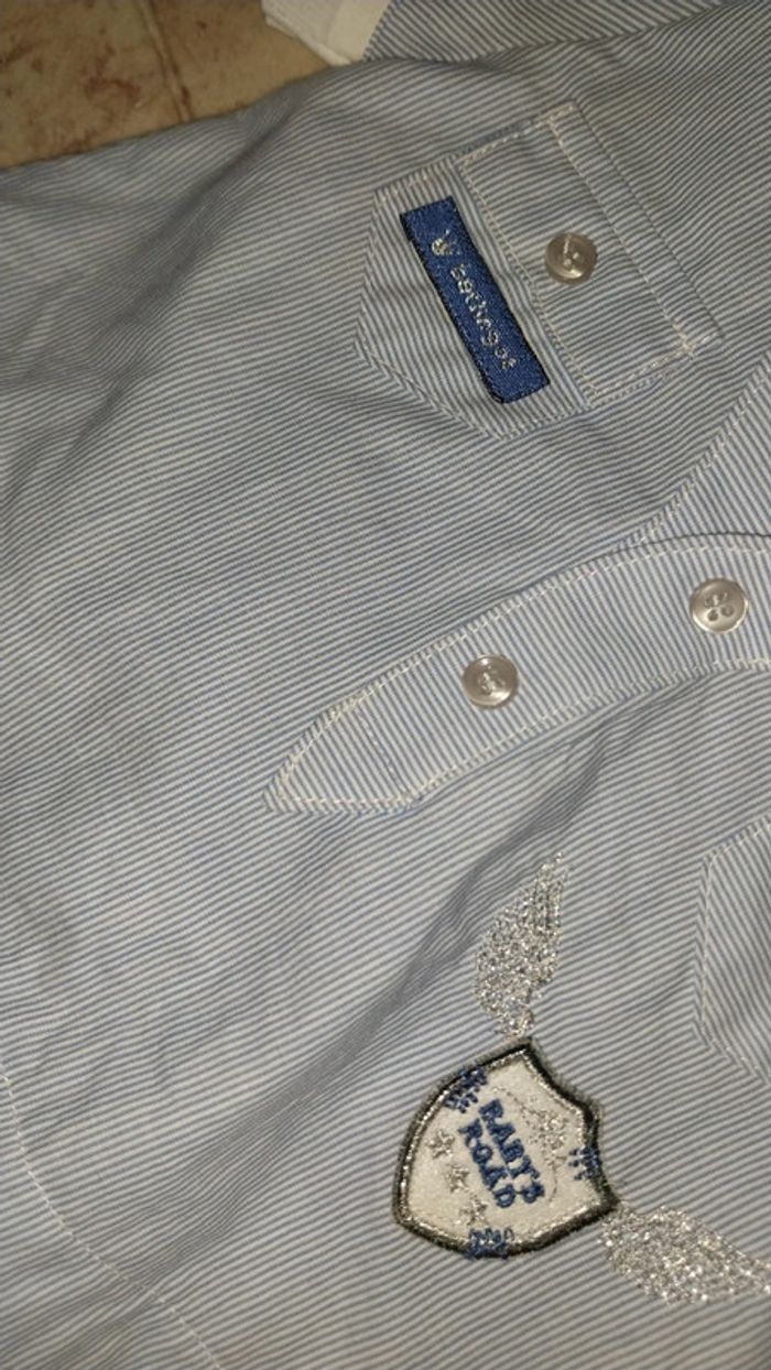 Combinaison/ salopette/ ensemble esprit marin Berlingot neuf avec étiquette 12 mois - photo numéro 11