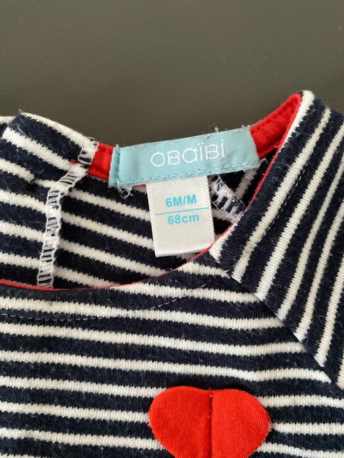 Lot de 2 robes obaibi 6 mois - photo numéro 4