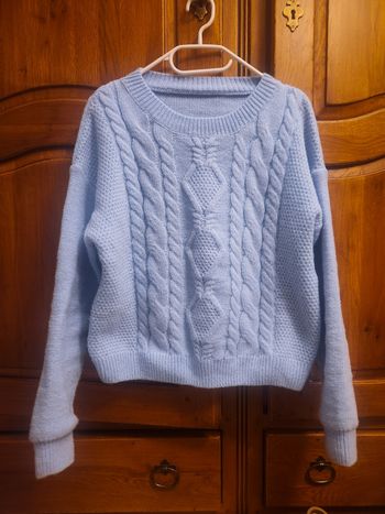 Pull torsadé femme