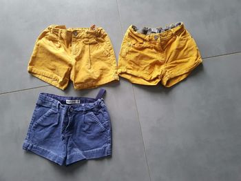 Lot short velours hiver