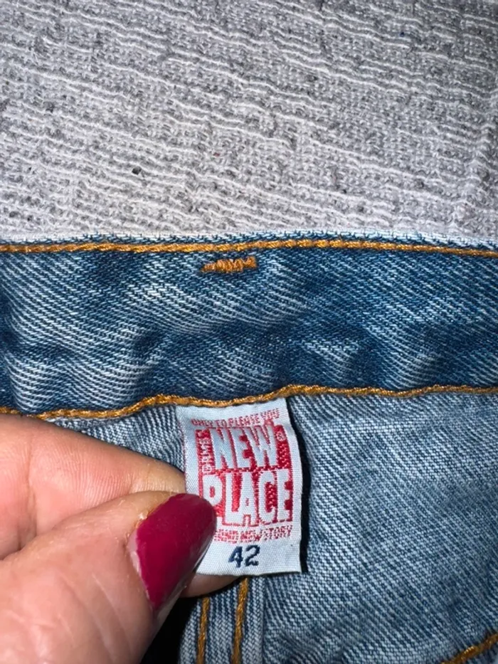 Jean bleu taille 42 Marque New Place - photo numéro 3