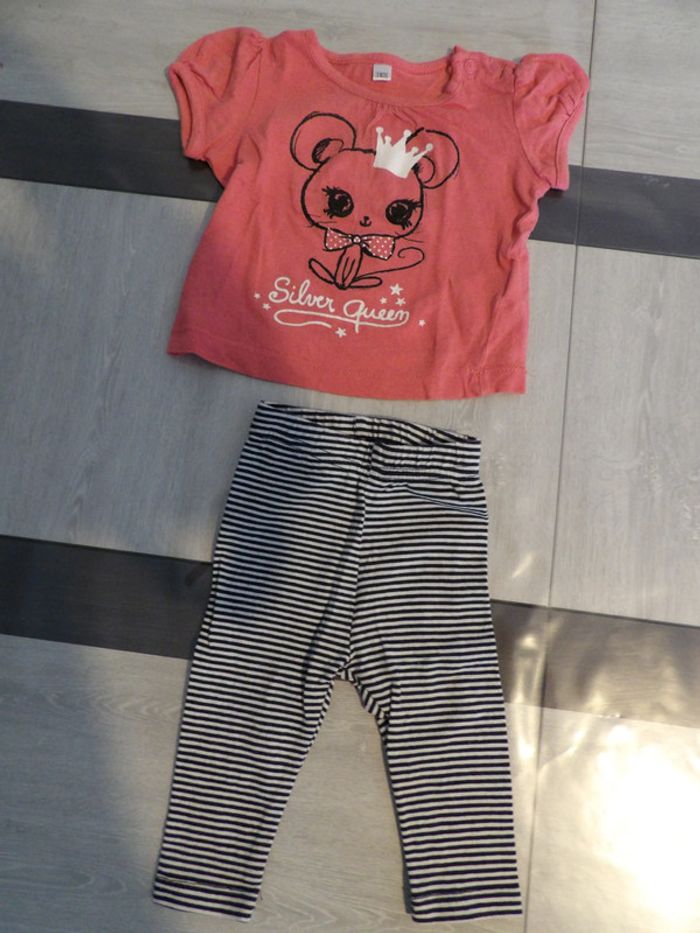 Ensemble vêtement fille 3 mois