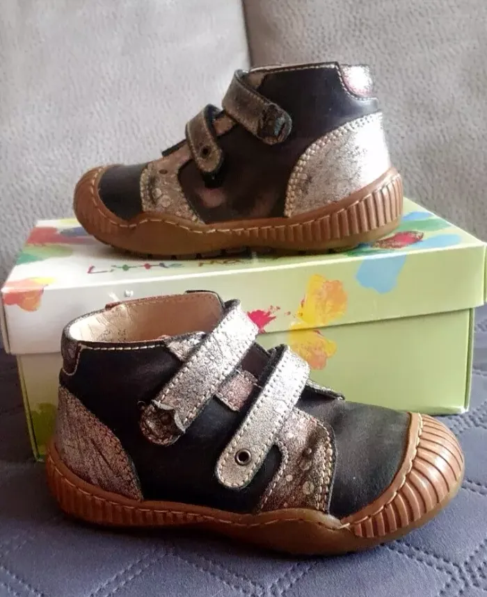 Paire de chaussures rose, prune Little Mary P: 25 - photo numéro 5