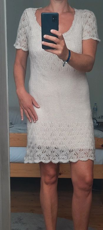 Robe en laine rose pâle Promod