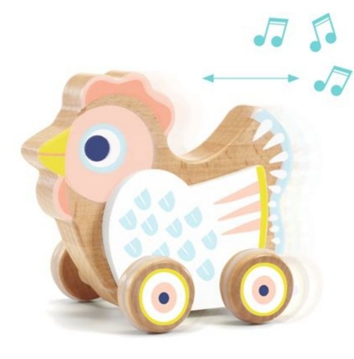 Djeco Poule à pousser  Boîte à musique Baby Sing - photo numéro 2