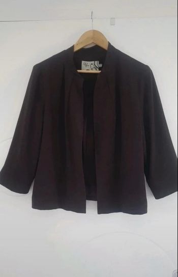 Veste marron chiné taille 42