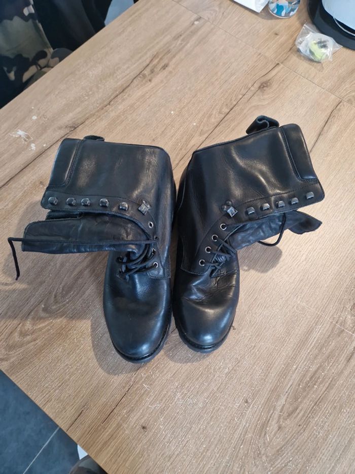 Bottes cuir