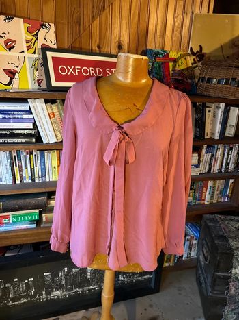 Chemisier transparent New look rose