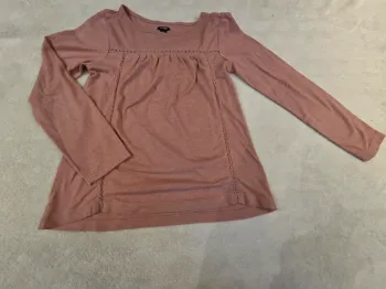 Haut manches longues vieux rose