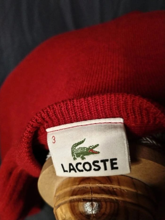 Pull lacoste S - photo numéro 4