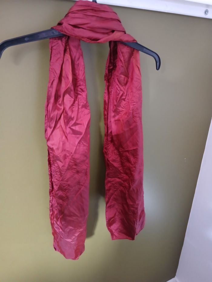 Etoffe Foulard bordeaux - photo numéro 1