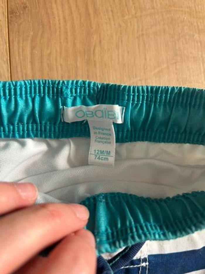 Short de bain / maillot de bain garçon - 12 mois - Obaibi - photo numéro 2