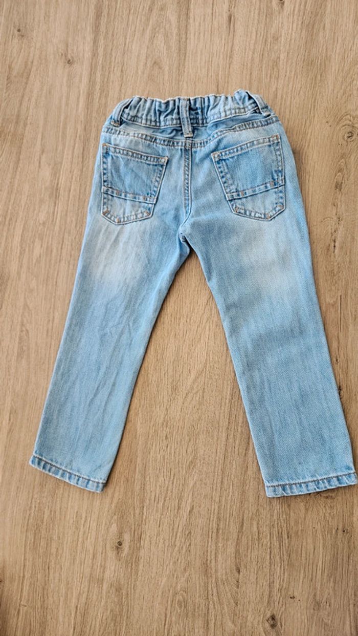 Jeans Regular bleu ciel, taille 3 ans, Tape-à-l'oeil - photo numéro 3