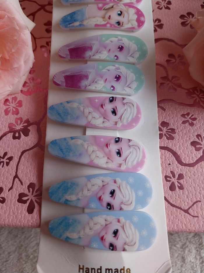 Barrettes à cheveux reine des neiges 1e50 les 2 - photo numéro 3