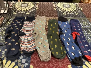 Lot de 6 paires de chaussettes motifs divers (39-42)