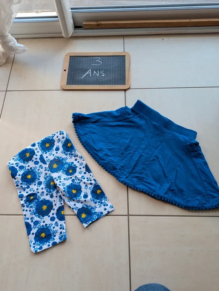 ensemble jupe et legging 3/4 orchestra 3 ans