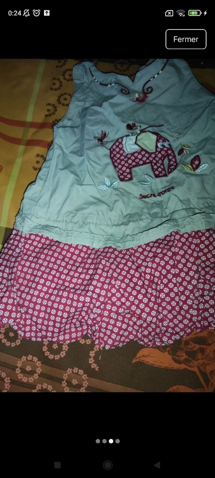 Très belle robe fille e31 - photo numéro 3