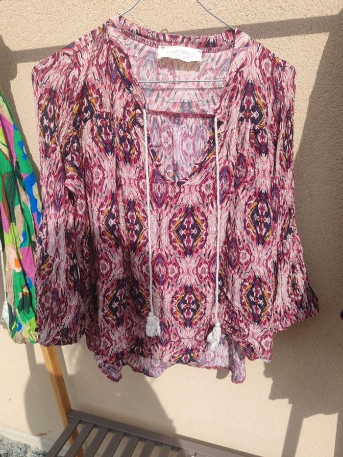 Chemisier aroma taille unique
