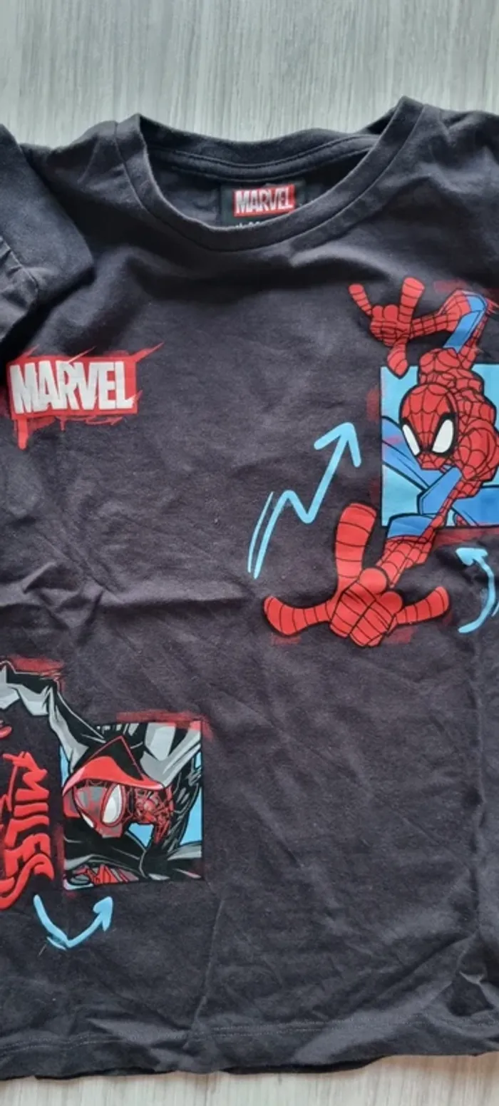 Tee-shirt ML Marvel 7/8ans - photo numéro 3