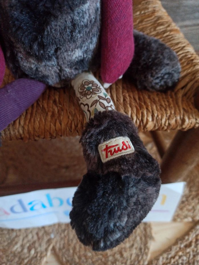 Peluche loup Rufus trudi tbe 33 cm - photo numéro 3