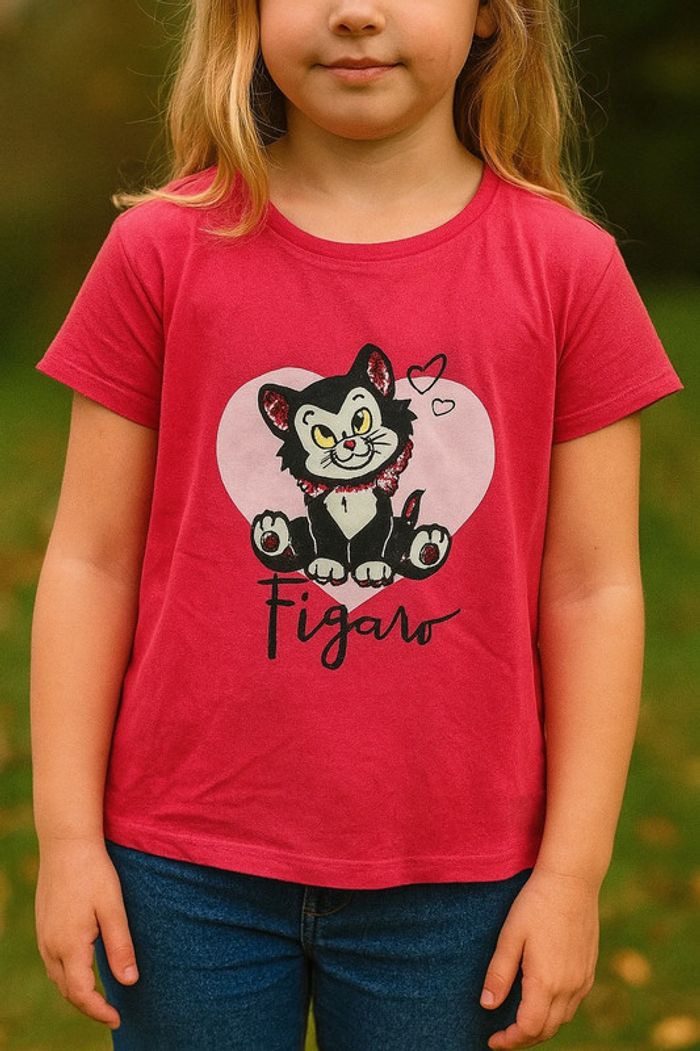 T-shirt Disney Figaro – fille