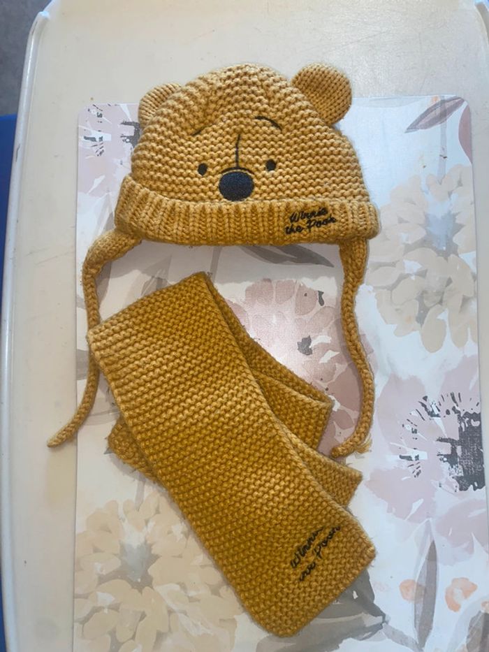 Ensemble bonnet et écharpe Winnie