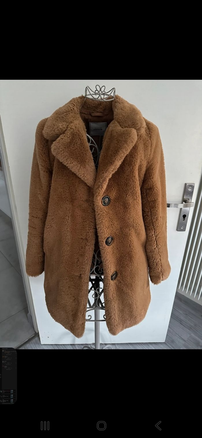 Manteaux fausse fourrure marron