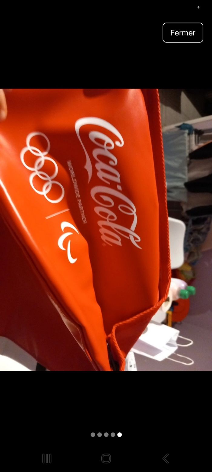 Sac de sport ou de voyage coca cola - photo numéro 5