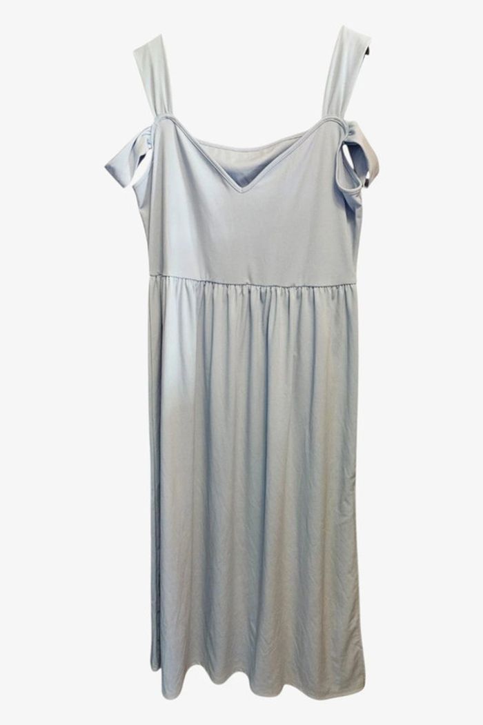 Robe élégante longue extensible T46