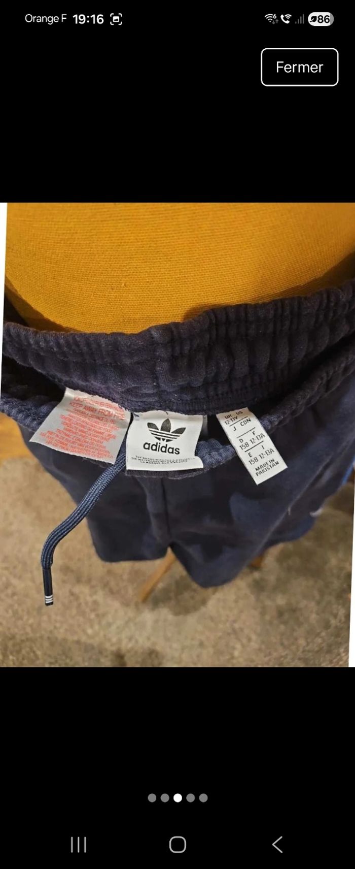 Short enfant adidas - photo numéro 3