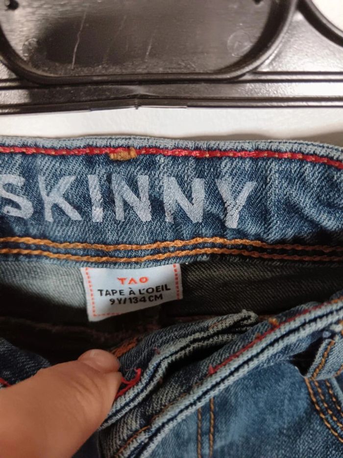 C12 jeans bleu Tape à l'œil 9 ans - photo numéro 3