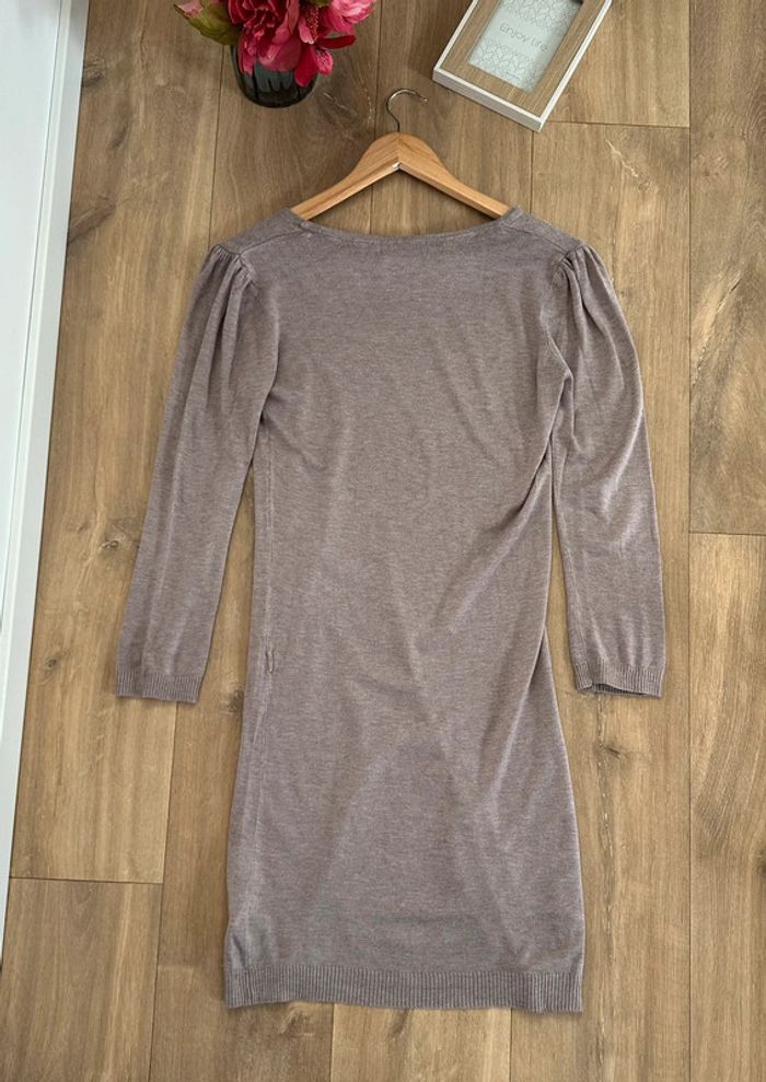 Robe en laine beige - photo numéro 3