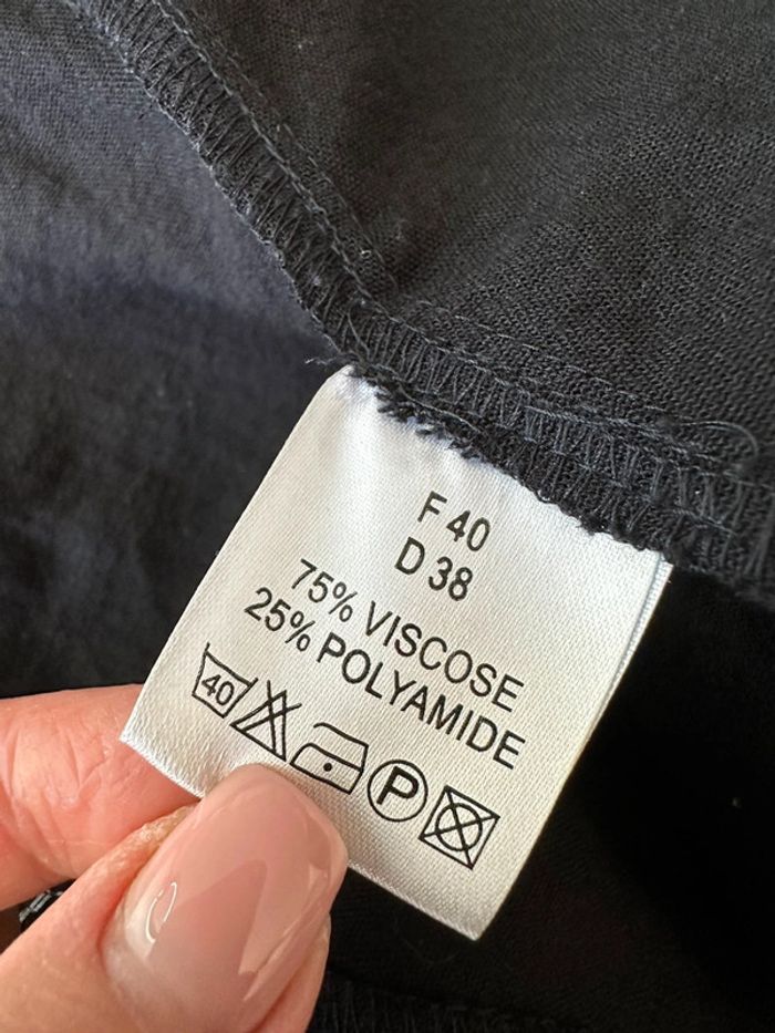Blazer noir et blanc Christine Laure T40 L - photo numéro 7