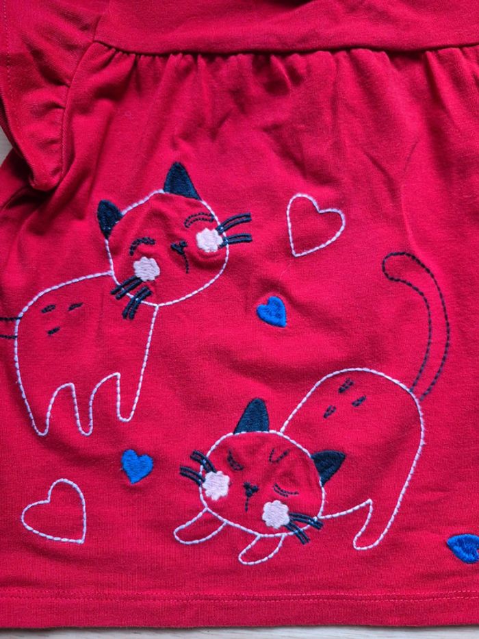 T-shirt Rouge DPAM - photo numéro 5