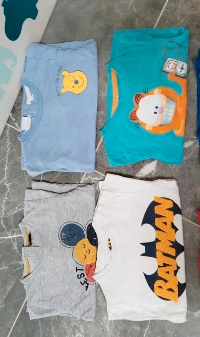 Lot 24 mois 2 ans t-shirt polo haut manches longues