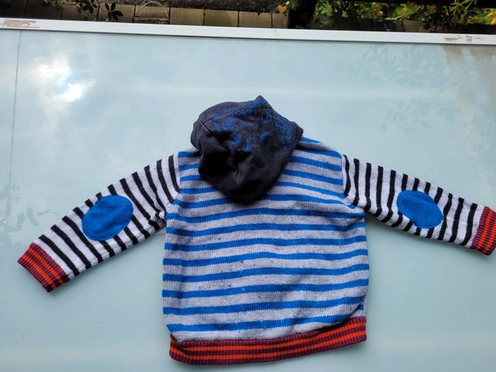 Superbe gilet à capuche Catimini Funky Bar, 2 ans - photo numéro 8