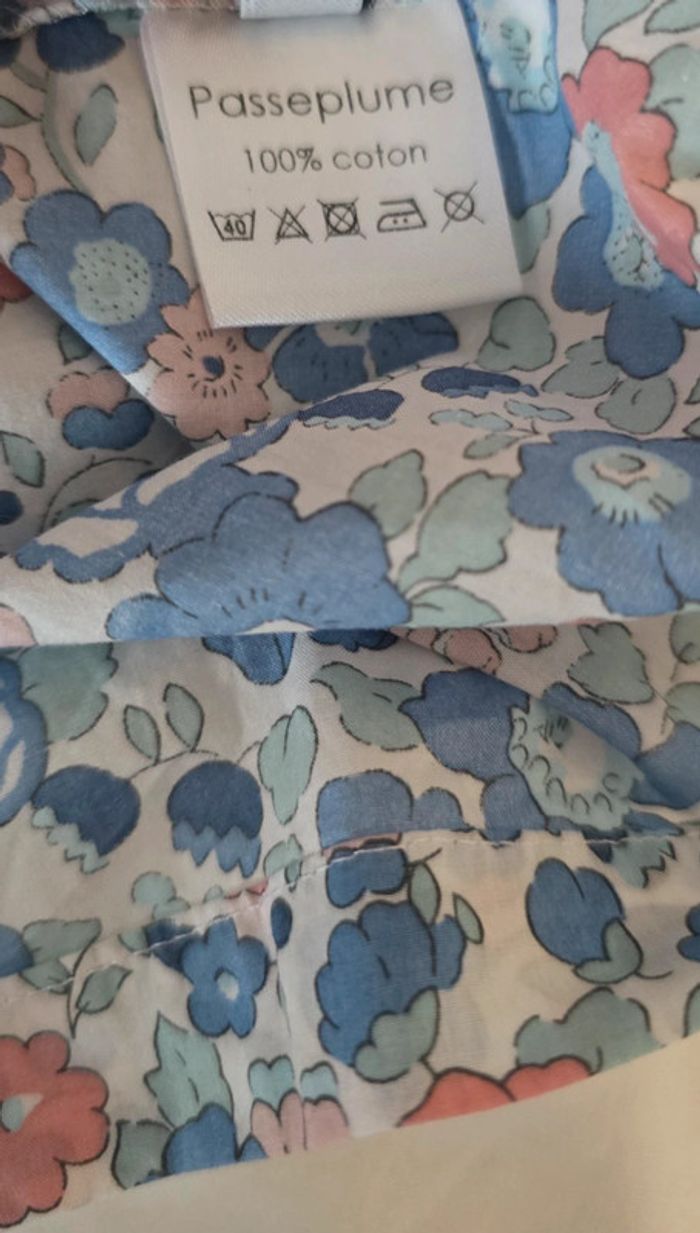 Robe en liberty, créatrice "Passeplume", 5 ans. Neuve - photo numéro 7