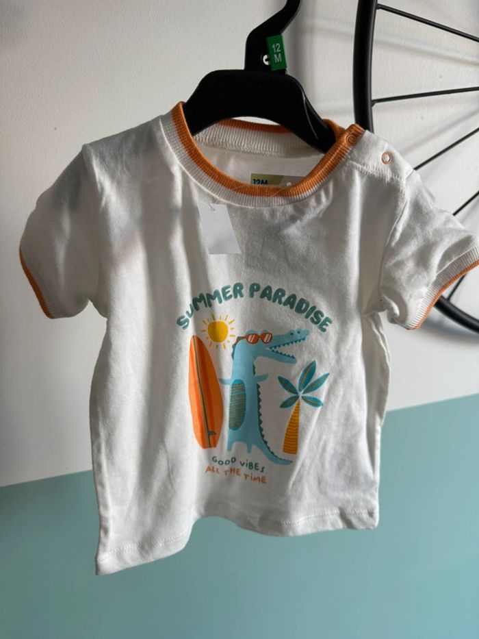 T-shirt manches courtes 12 mois