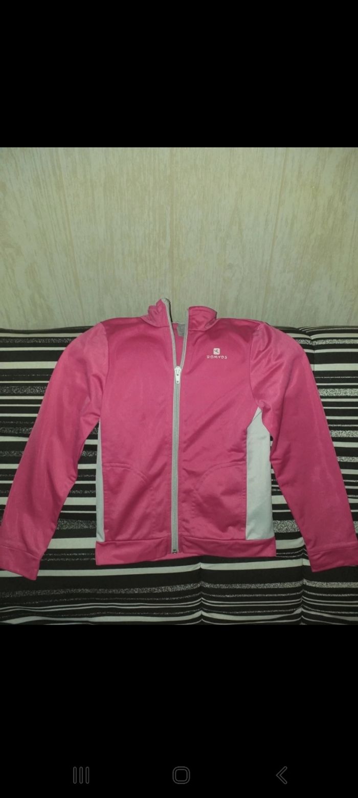 Veste de sport rose et blanche/ Domyos - photo numéro 7