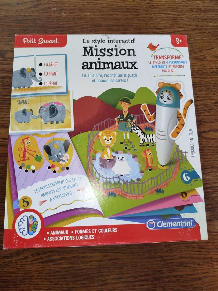 🧠 Jeu éducatif interactif – Mission Animaux 🐯