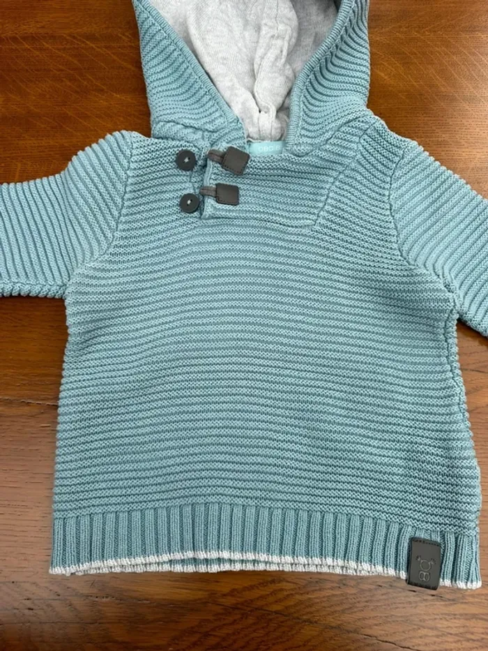 Pull bleu ciel Obaibi 18 mois - photo numéro 6
