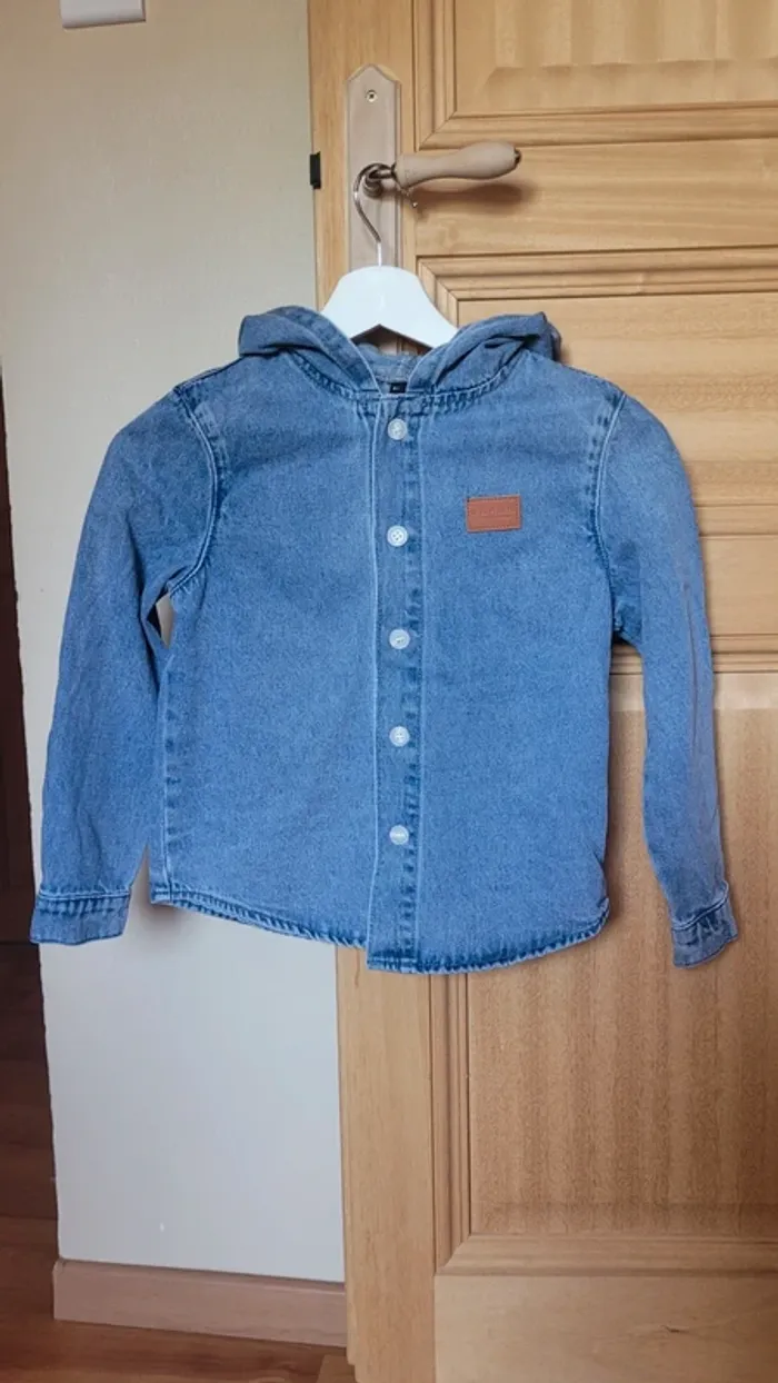 Petite chemise en jean veste